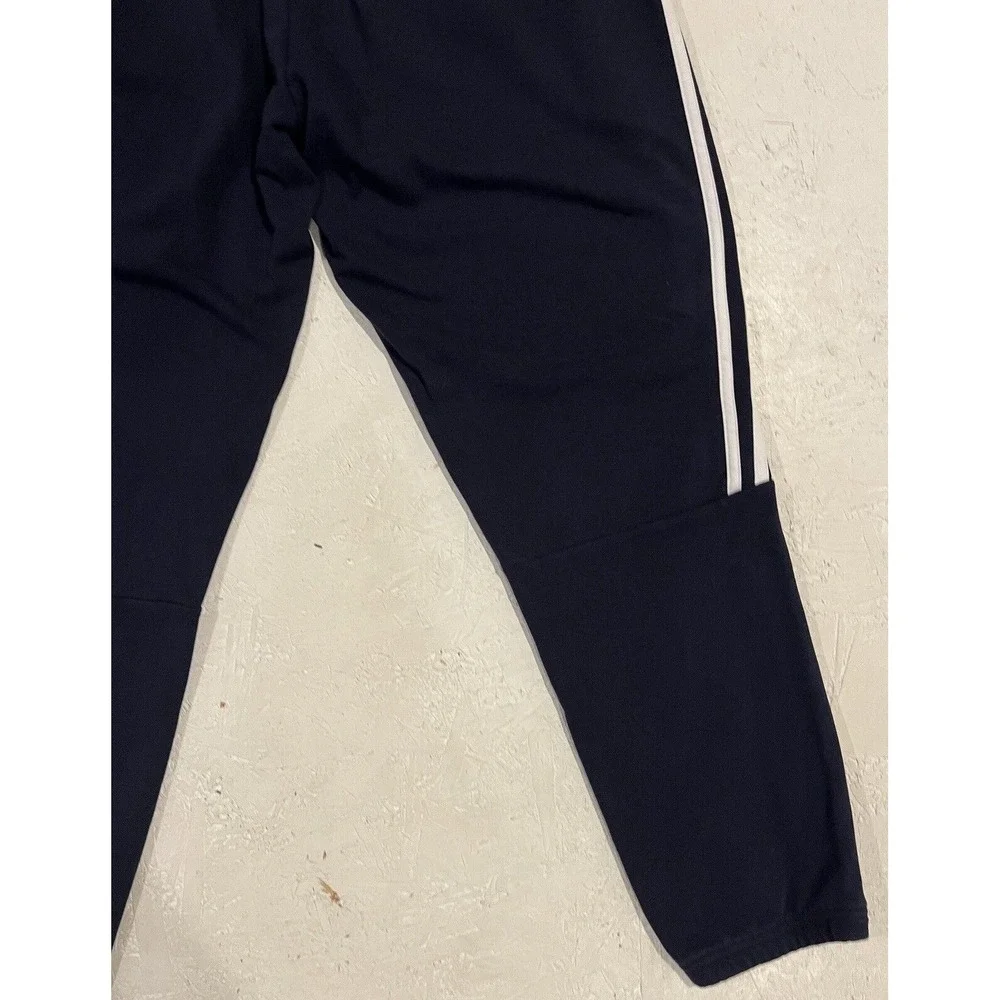 adidas Mens XL Spellout Logo Jogger Athletic‎ Pants GE0792 LegInk Navy 3-Stripe